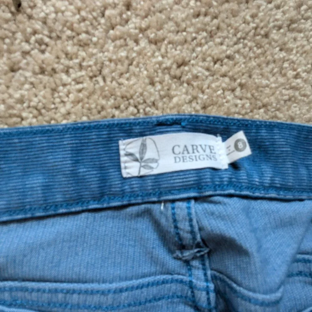 Carve Designs Oahu 10" Short, Coastal Blue Size 8 - Picture 6 of 6